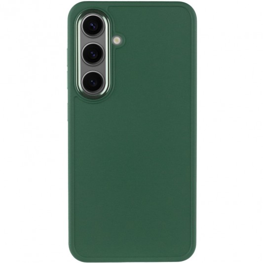 TPU чехол Bonbon Metal Style для Samsung Galaxy S23 Зеленый / Army green - изображение 1