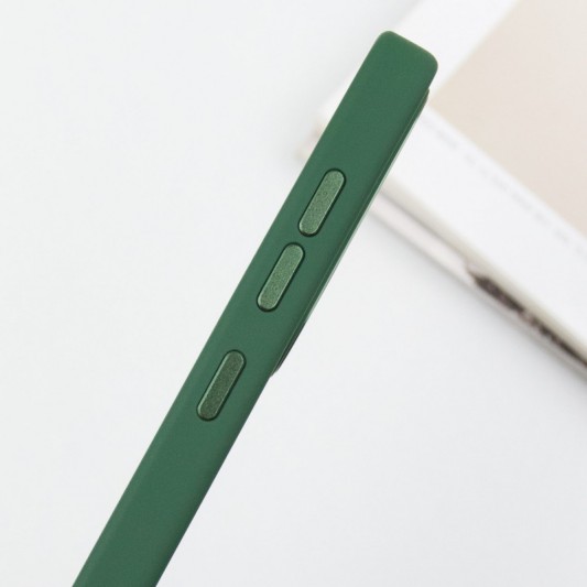 TPU чехол Bonbon Metal Style для Samsung Galaxy S23 Зеленый / Army green - изображение 5