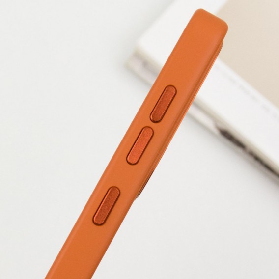 TPU чохол Bonbon Metal Style для Samsung Galaxy S23, Помаранчевий / Papaya