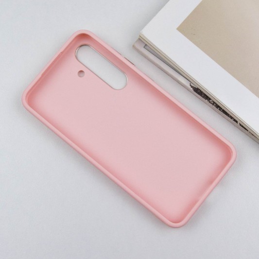 TPU чехол Bonbon Metal Style для Samsung Galaxy S23 Розовый / Light pink - изображение 3