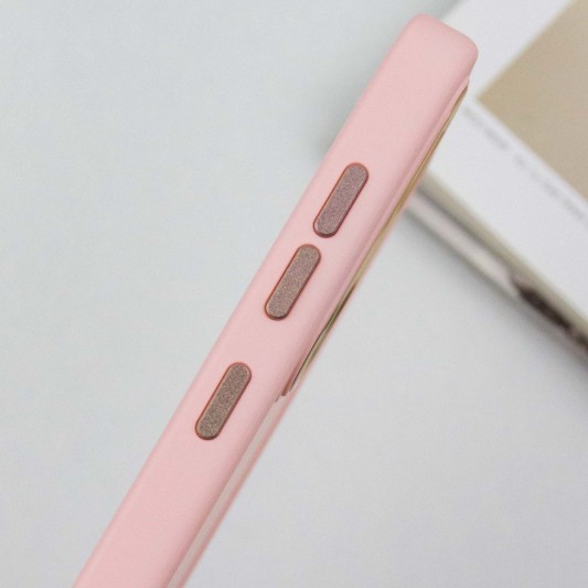 TPU чехол Bonbon Metal Style для Samsung Galaxy S23 Розовый / Light pink - изображение 4
