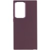 TPU чехол Bonbon Metal Style для Samsung Galaxy S23 Ultra, Бордовый / Plum