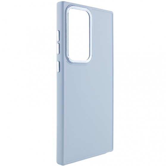 TPU чохол Bonbon Metal Style для Samsung Galaxy S23 Ultra Блакитний / Mist blue