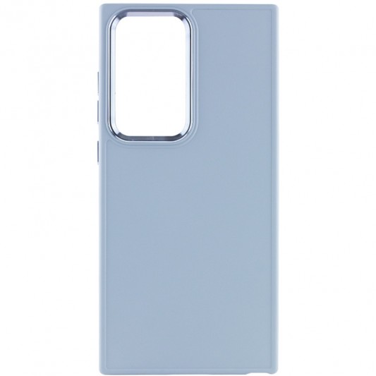 TPU чехол Bonbon Metal Style для Samsung Galaxy S23 Ultra Голубой / Mist blue - изображение 1