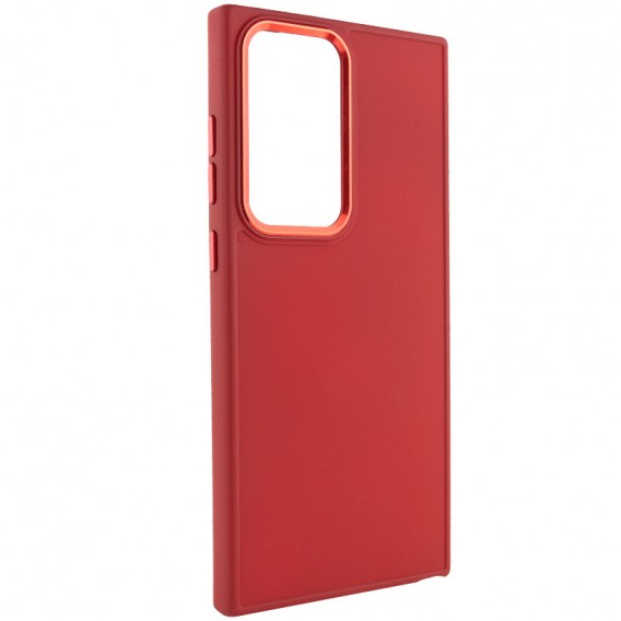 TPU чохол Bonbon Metal Style для Samsung Galaxy S23 Ultra, Червоний / Red