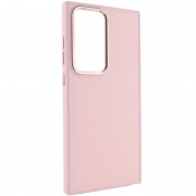 TPU чехол Bonbon Metal Style для Samsung Galaxy S23 Ultra Розовый / Light pink