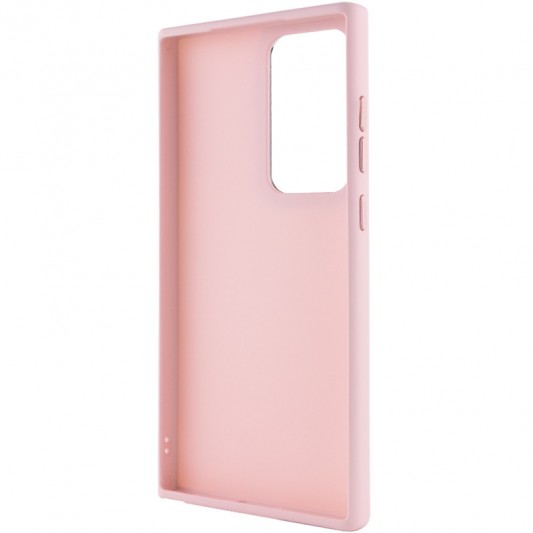 TPU чехол Bonbon Metal Style для Samsung Galaxy S23 Ultra Розовый / Light pink - изображение 2