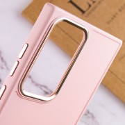 TPU чехол Bonbon Metal Style для Samsung Galaxy S23 Ultra, Розовый / Light pink