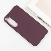 TPU чехол Bonbon Metal Style для Samsung Galaxy S23+, Бордовый / Plum