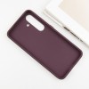TPU чехол Bonbon Metal Style для Samsung Galaxy S23+, Бордовый / Plum