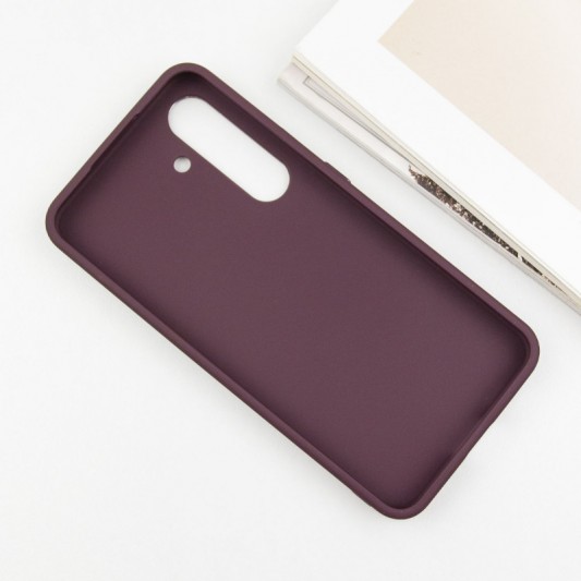 TPU чехол Bonbon Metal Style для Samsung Galaxy S23+ Бордовый / Plum - изображение 3