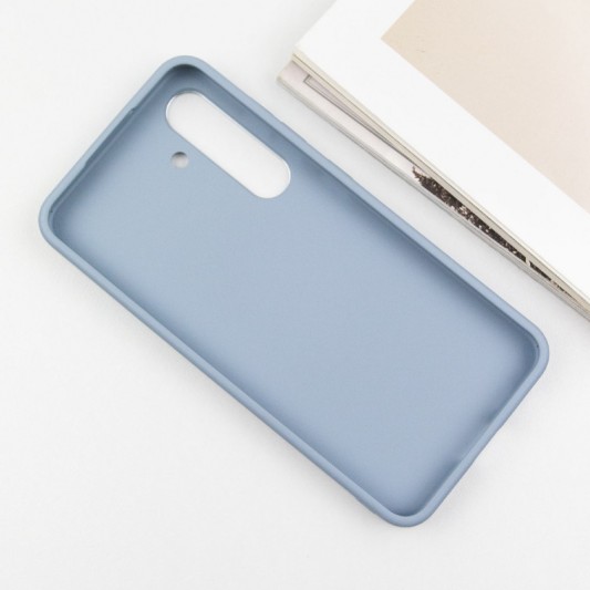 TPU чехол Bonbon Metal Style для Samsung Galaxy S23+ Голубой / Mist blue - изображение 3