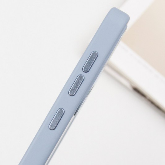 TPU чехол Bonbon Metal Style для Samsung Galaxy S23+ Голубой / Mist blue - изображение 4