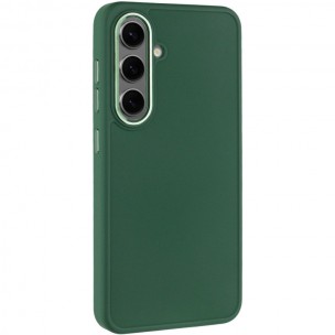 TPU чехол Bonbon Metal Style для Samsung Galaxy S23+ Зеленый / Army green