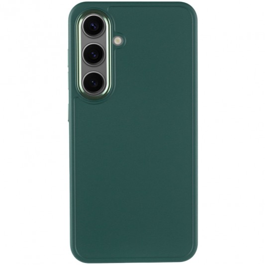 TPU чехол Bonbon Metal Style для Samsung Galaxy S23+ Зеленый / Pine green - изображение 1