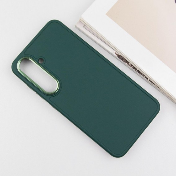 TPU чехол Bonbon Metal Style для Samsung Galaxy S23+, Зеленый / Pine green