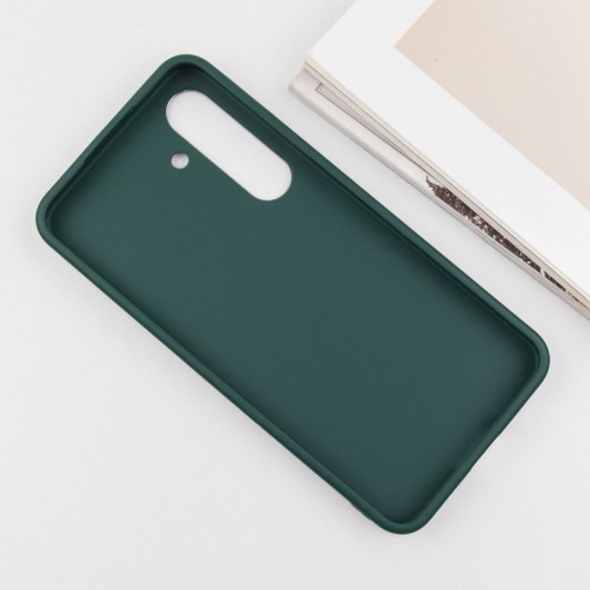 TPU чехол Bonbon Metal Style для Samsung Galaxy S23+ Зеленый / Pine green - изображение 3