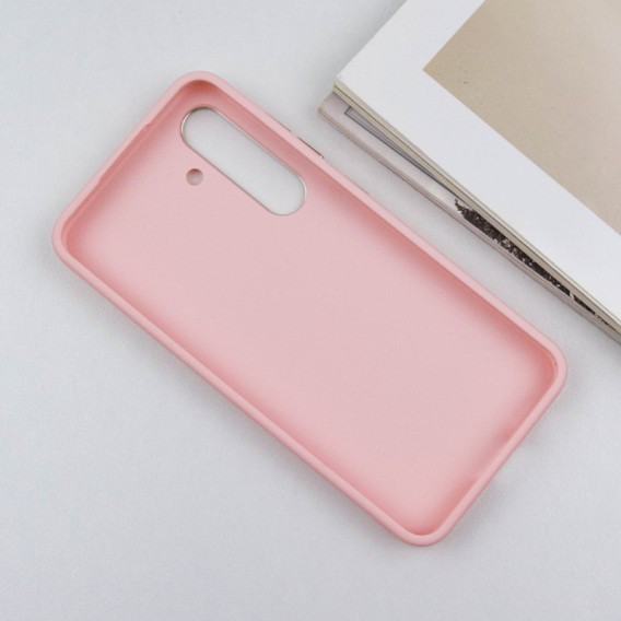TPU чохол Bonbon Metal Style для Samsung Galaxy S23+, Рожевий / Light pink