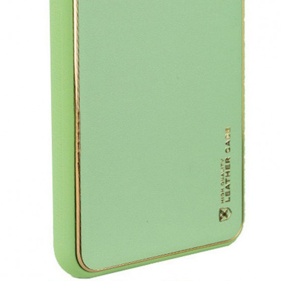 Шкіряний чохол Xshield для Samsung Galaxy S23, Зелений / Pistachio