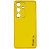 Шкіряний чохол Xshield для Samsung Galaxy S23, Жовтий / Yellow