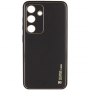 Шкіряний чохол Xshield для Samsung Galaxy S23 Чорний / Black