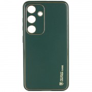 Шкіряний чохол Xshield для Samsung Galaxy S23 Зелений / Army Green