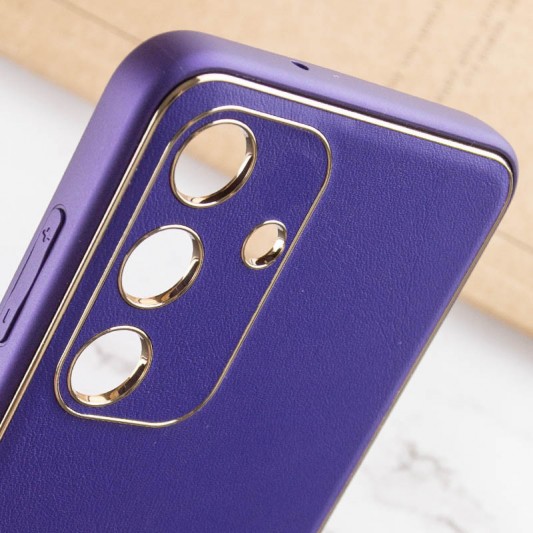 Шкіряний чохол Xshield для Samsung Galaxy S23 Фіолетовий / Ultra Violet - зображення 4 
