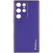 Шкіряний чохол Xshield для Samsung Galaxy S23 Ultra Фіолетовий / Ultra Violet