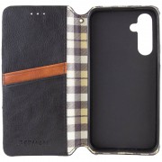Кожаный чехол книжка GETMAN Cubic (PU) для Samsung Galaxy A54 5G, Черный