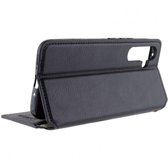 Кожаный чехол книжка GETMAN Cubic (PU) для Samsung Galaxy A54 5G, Черный