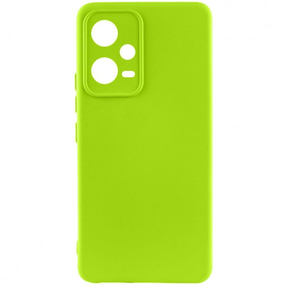 Чехол Silicone Cover Lakshmi Full Camera (A) для Xiaomi Poco X5 5G / Redmi Note 12 5G, Салатовый / Neon Green