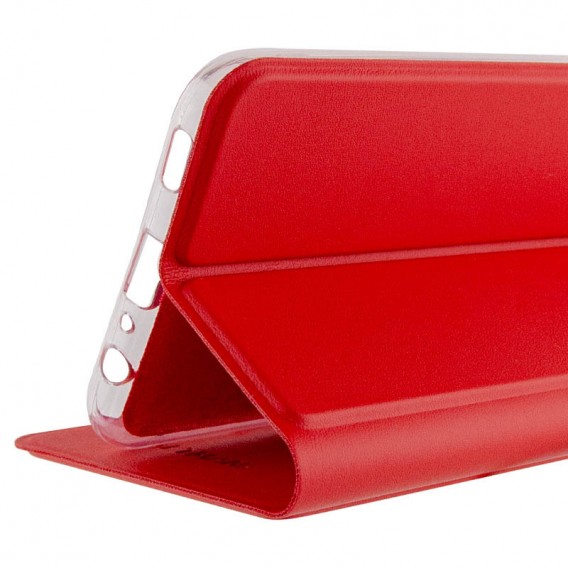 Шкіряний чохол книжка GETMAN Elegant (PU) для Xiaomi Redmi 12C, Червоний