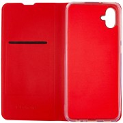 Кожаный чехол книжка GETMAN Elegant (PU) для Samsung Galaxy A04e, Красный