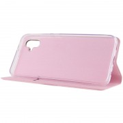 Кожаный чехол книжка GETMAN Elegant (PU) для Samsung Galaxy A04e, Розовый