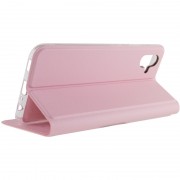 Кожаный чехол книжка GETMAN Elegant (PU) для Samsung Galaxy A04e, Розовый