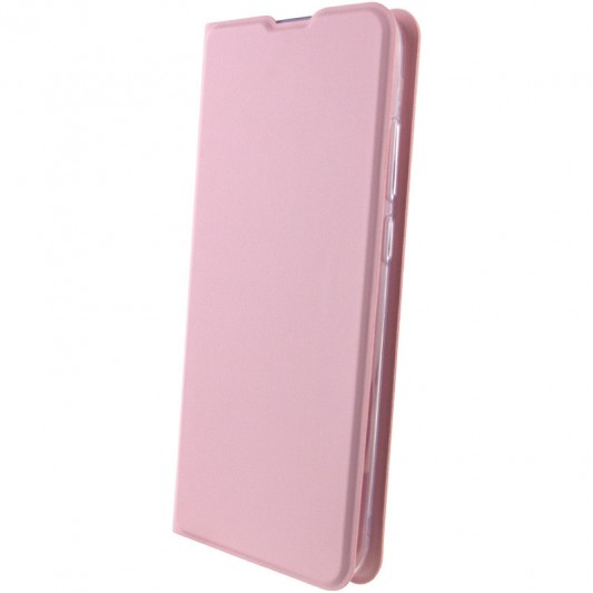 Кожаный чехол-книжка GETMAN Elegant (PU) для Samsung Galaxy A04e Розовый - изображение 5