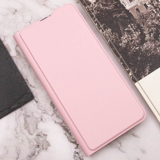 Кожаный чехол-книжка GETMAN Elegant (PU) для Samsung Galaxy A04e Розовый - изображение 6