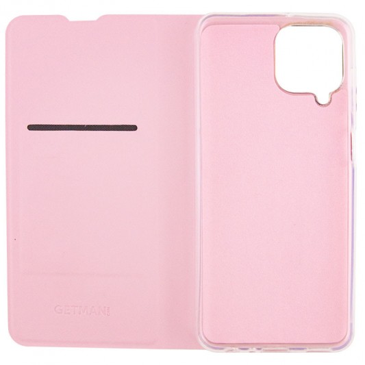 Кожаный чехол-книжка GETMAN Elegant (PU) для Samsung Galaxy M33 5G Розовый - изображение 2