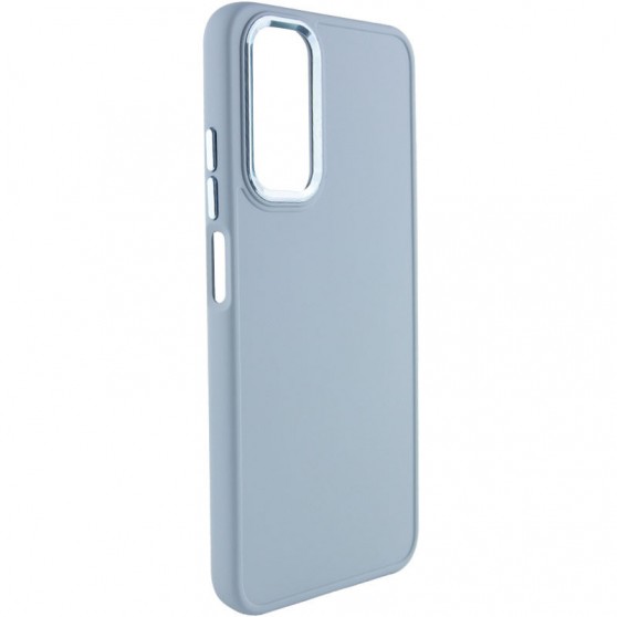 TPU чехол Bonbon Metal Style для Samsung Galaxy A34 5G Голубой / Mist blue