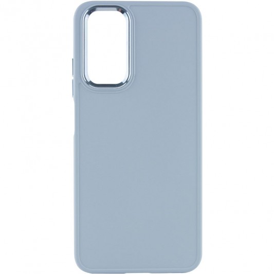 TPU чехол Bonbon Metal Style для Samsung Galaxy A34 5G Голубой / Mist blue - изображение 1