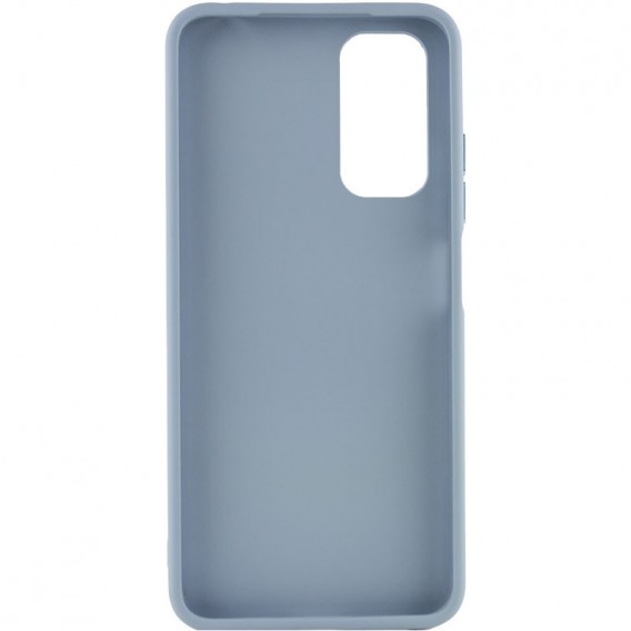 TPU чохол Bonbon Metal Style для Samsung Galaxy A34 5G, Блакитний / Mist blue