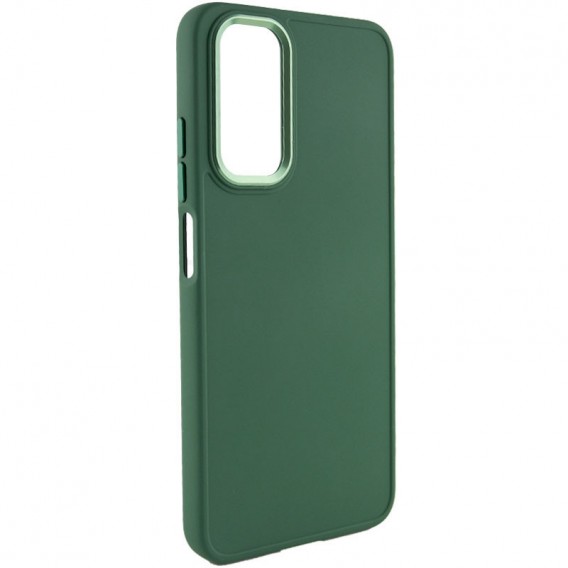 TPU чохол Bonbon Metal Style для Samsung Galaxy A34 5G, Зелений / Pine green