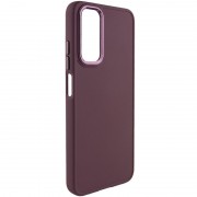 TPU чехол Bonbon Metal Style для Samsung Galaxy A54 5G, Бордовый / Plum