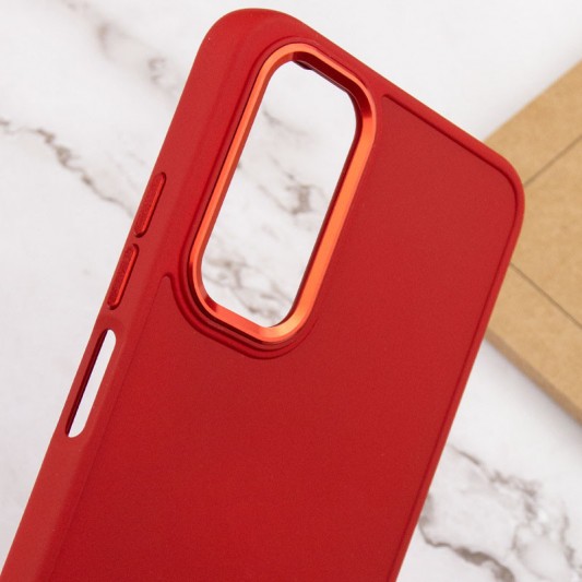 TPU чехол Bonbon Metal Style для Samsung Galaxy A54 5G Красный / Red - изображение 4