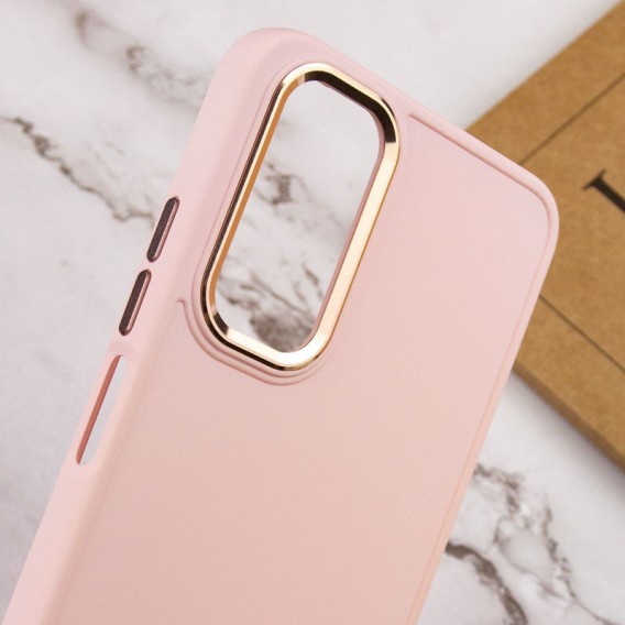 TPU чохол Bonbon Metal Style для Samsung Galaxy A54 5G, Рожевий / Light pink