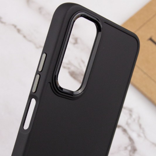 TPU чохол Bonbon Metal Style для Samsung Galaxy A54 5G Чорний / Black - зображення 4 