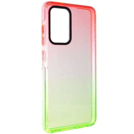 Чохол TPU+PC Sunny Gradient для Samsung Galaxy A33 5G, Рожевий / Салатовий