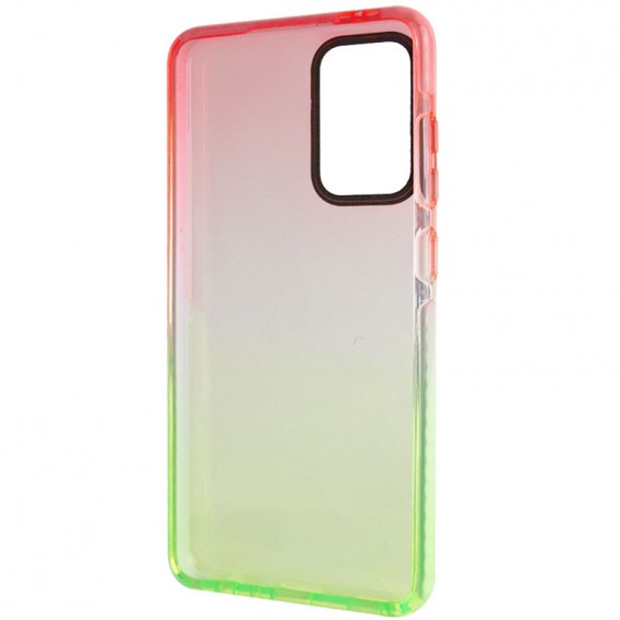 Чохол TPU+PC Sunny Gradient для Samsung Galaxy A33 5G, Рожевий / Салатовий