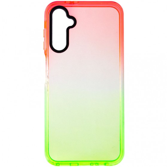 Чехол TPU+PC Sunny Gradient для Samsung Galaxy A54 5G Розовый / Салатовый