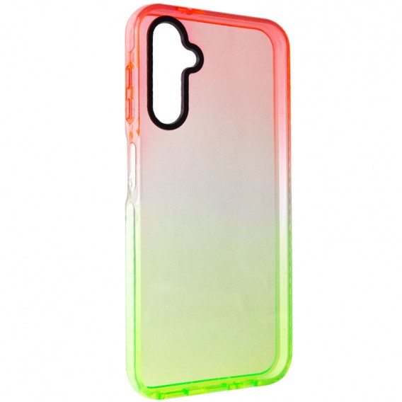 Чохол TPU+PC Sunny Gradient для Samsung Galaxy A54 5G, Рожевий / Салатовий